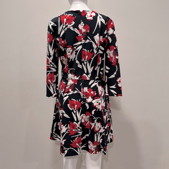Banana Republic Floral 3/4 Sleeve Mini Dress - Picture 3 of 3
